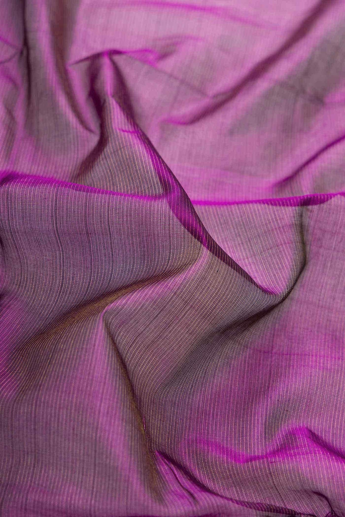 Purple Dual Tone Silk Cotton Saree