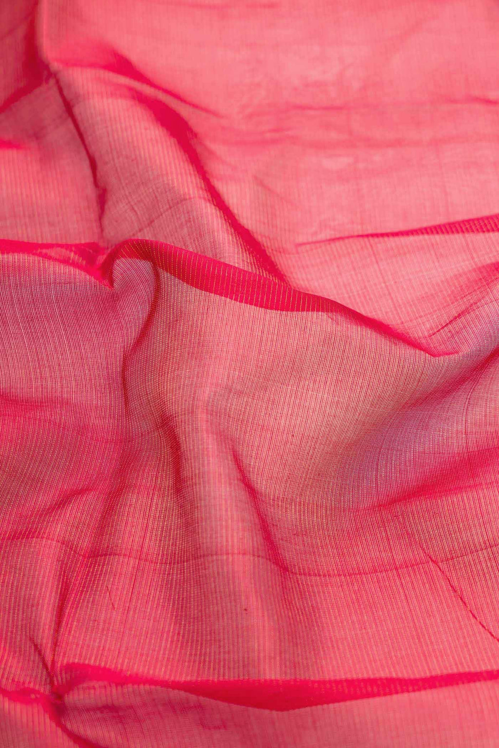 Red Dual Tone Silk Cotton Saree