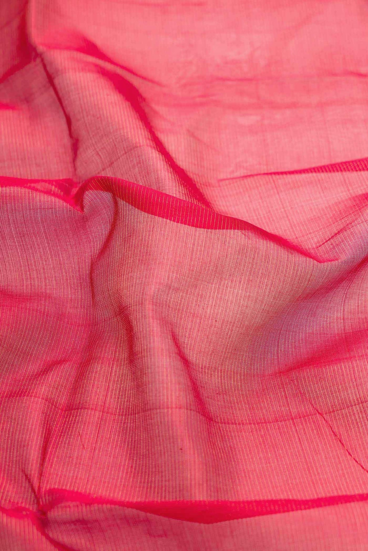 Red Dual Tone Silk Cotton Saree