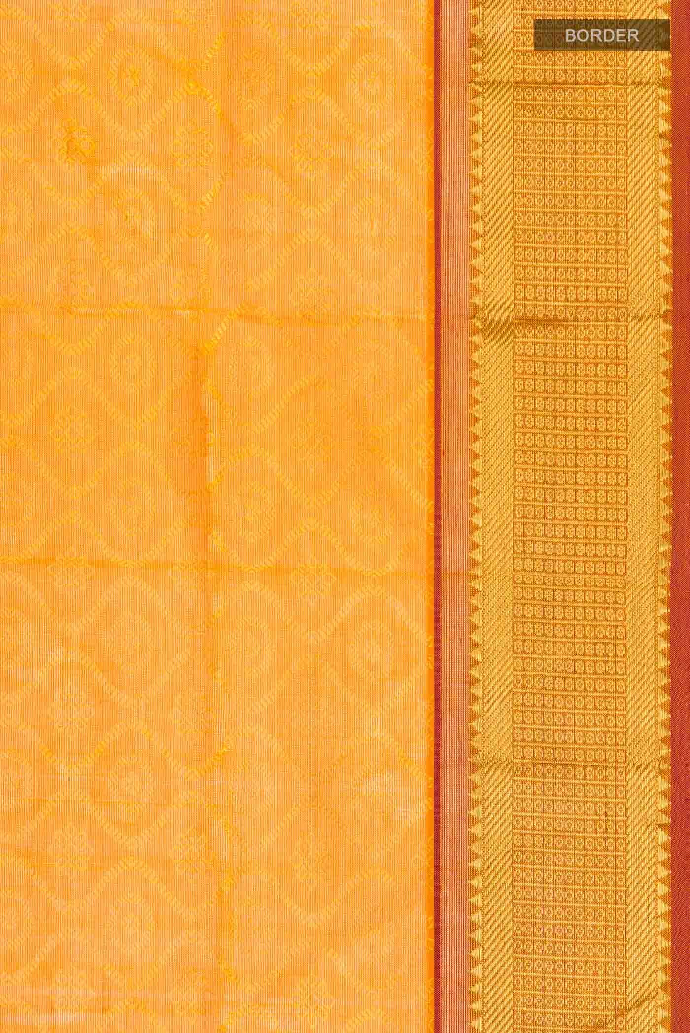Yellow Silk Cotton Saree