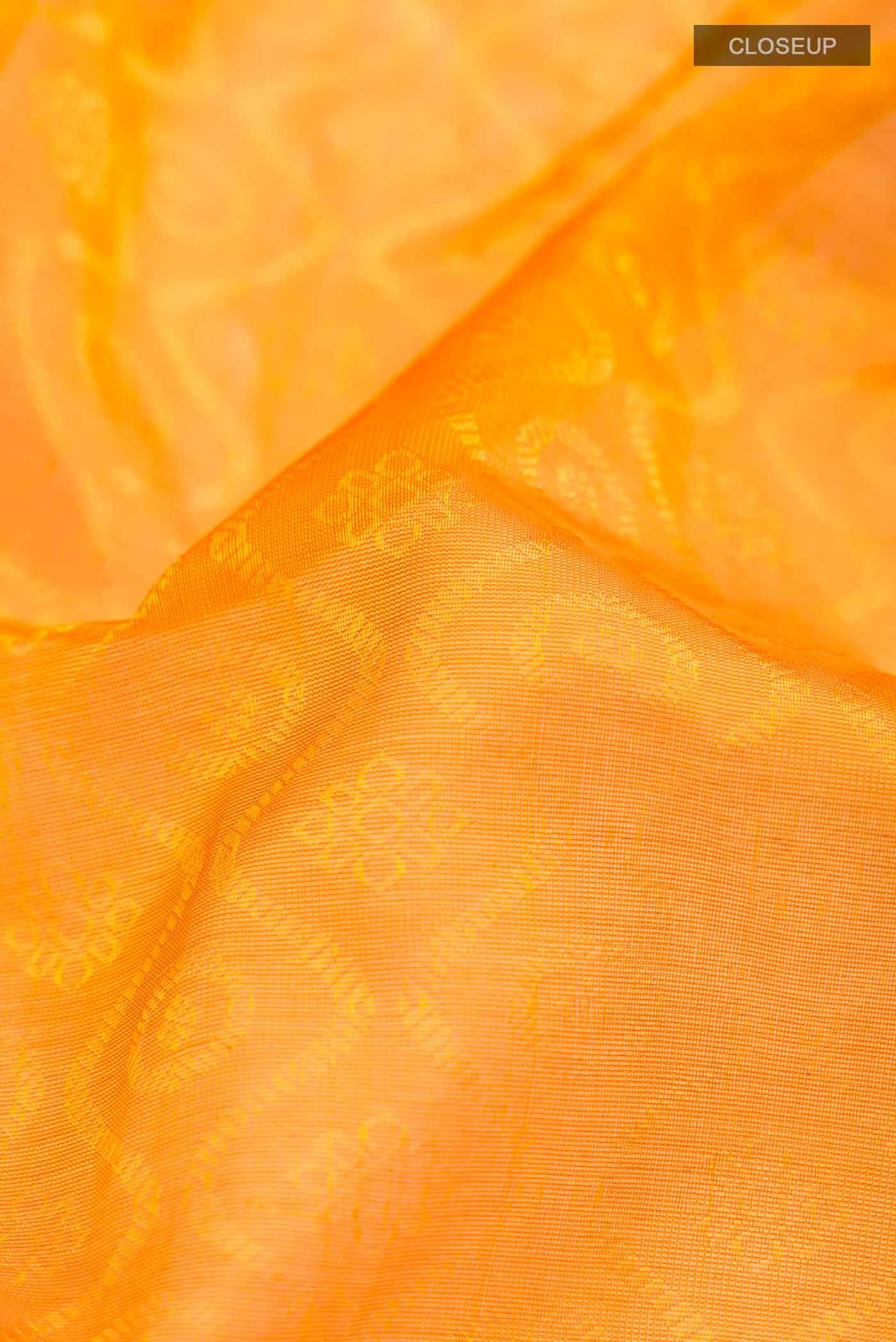 Yellow Silk Cotton Saree