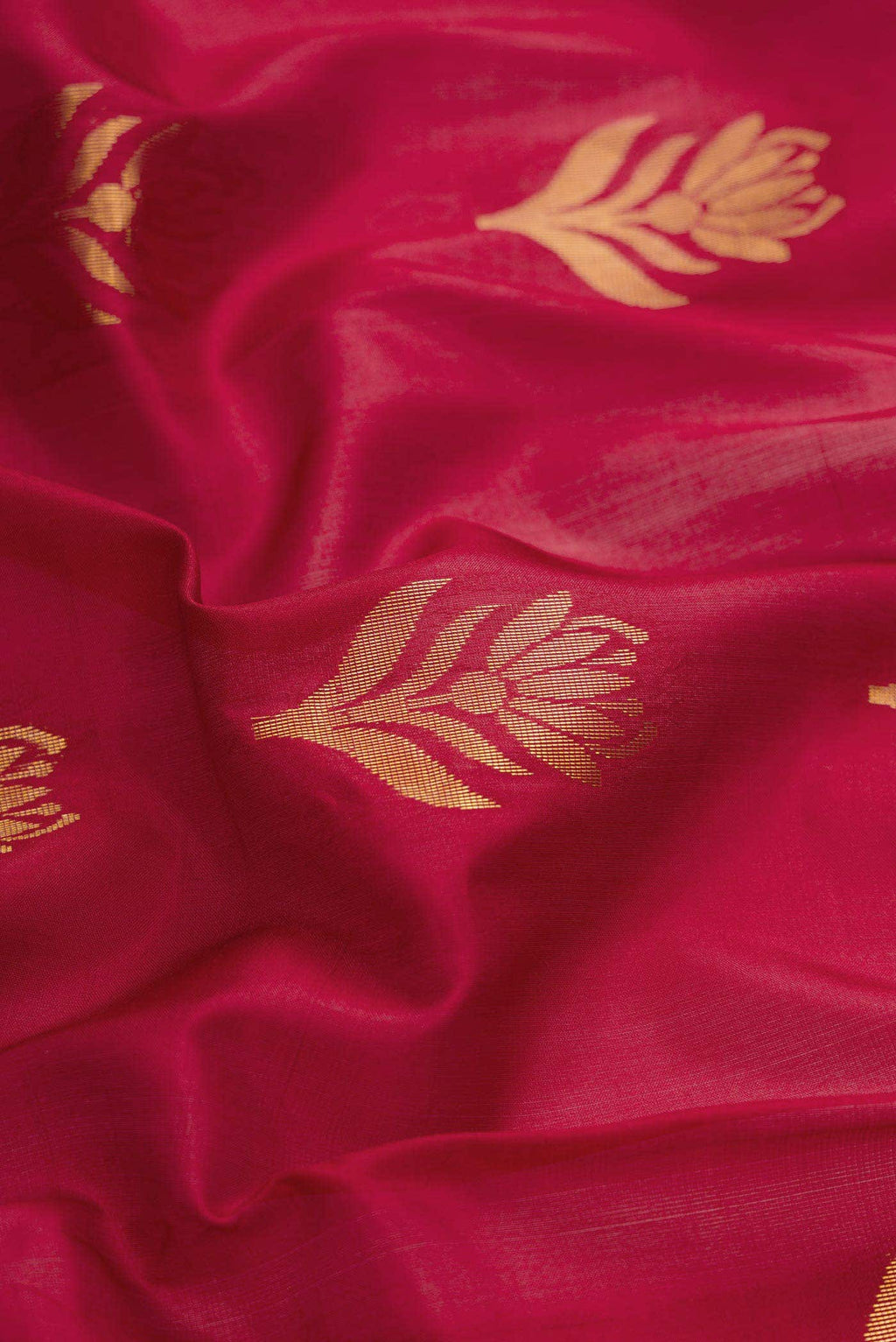 Maroon Dual Tone Soft Silk Saree