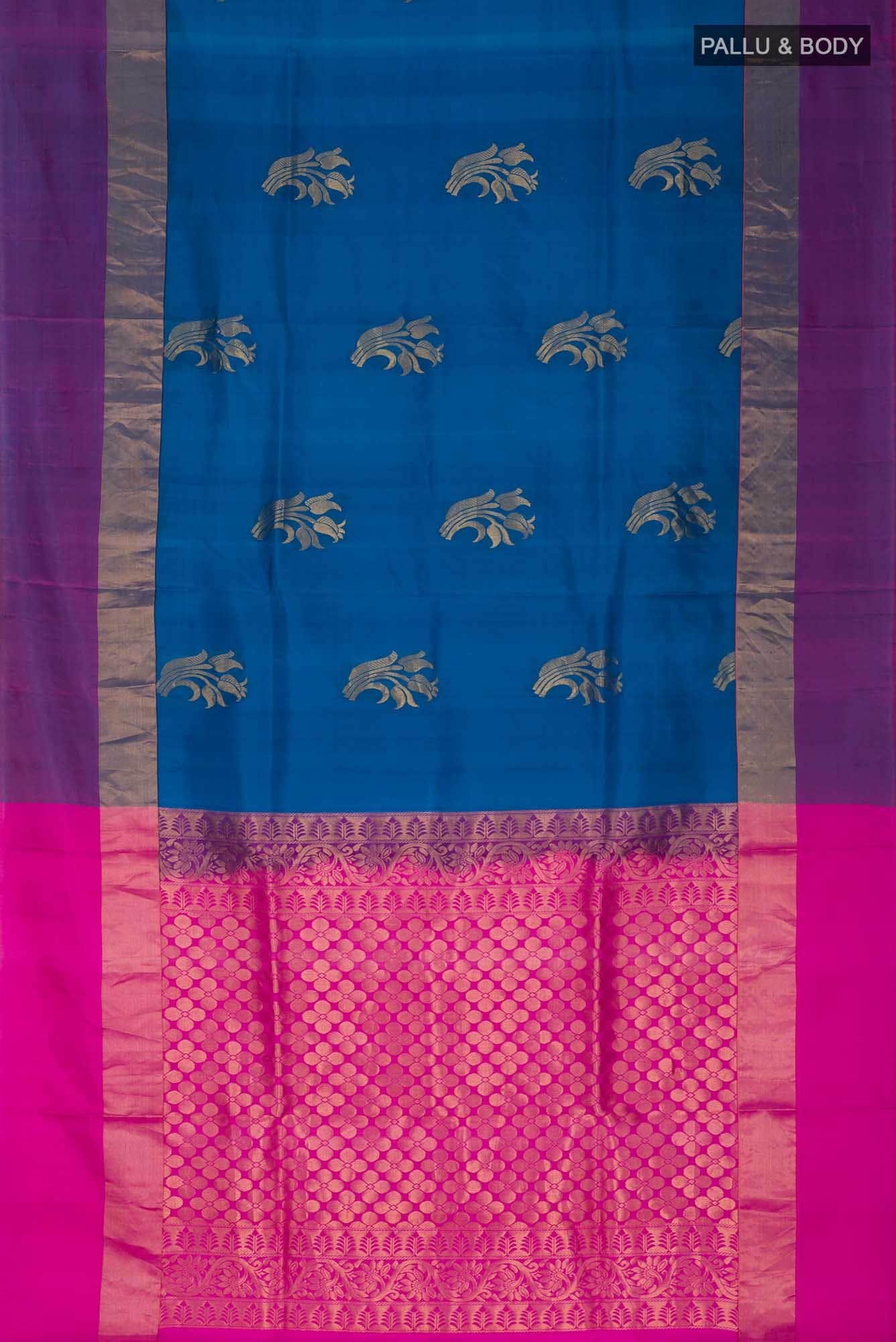 Blue Soft Silk Saree