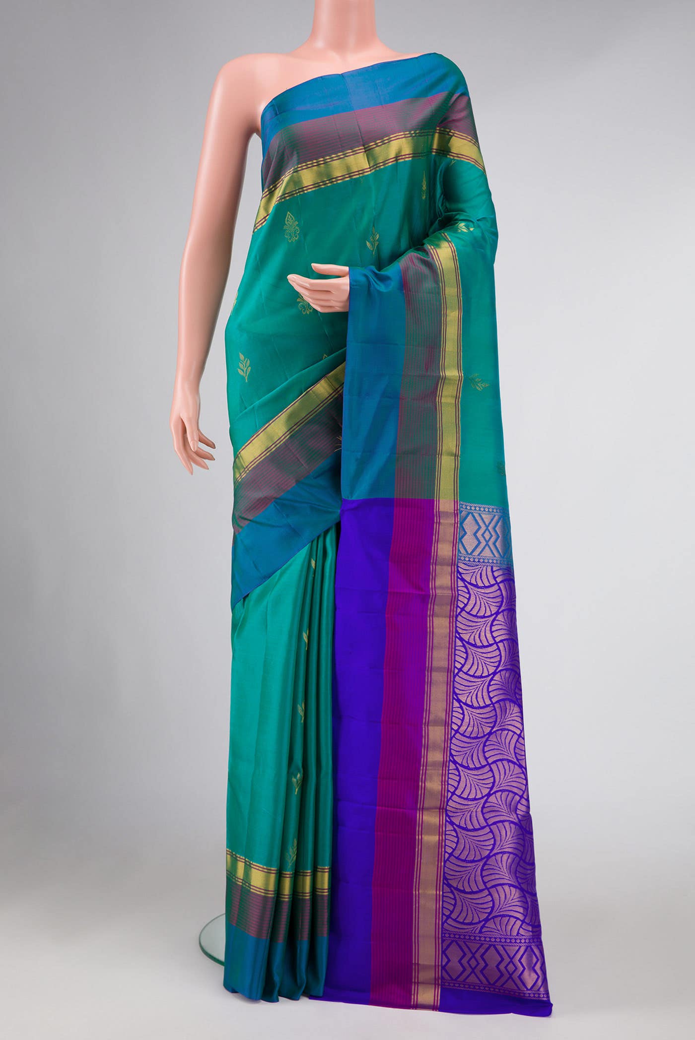 Green Soft Silk Saree