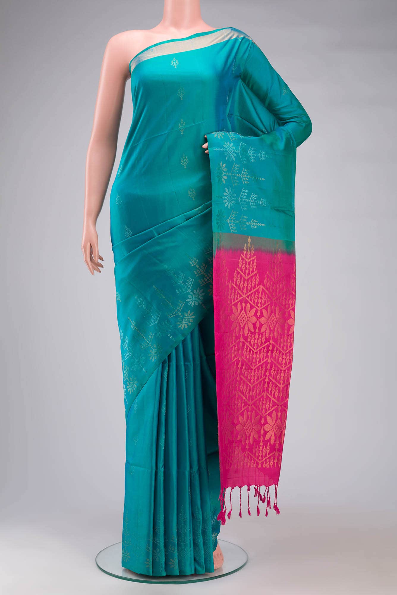 Blue Soft Silk Saree