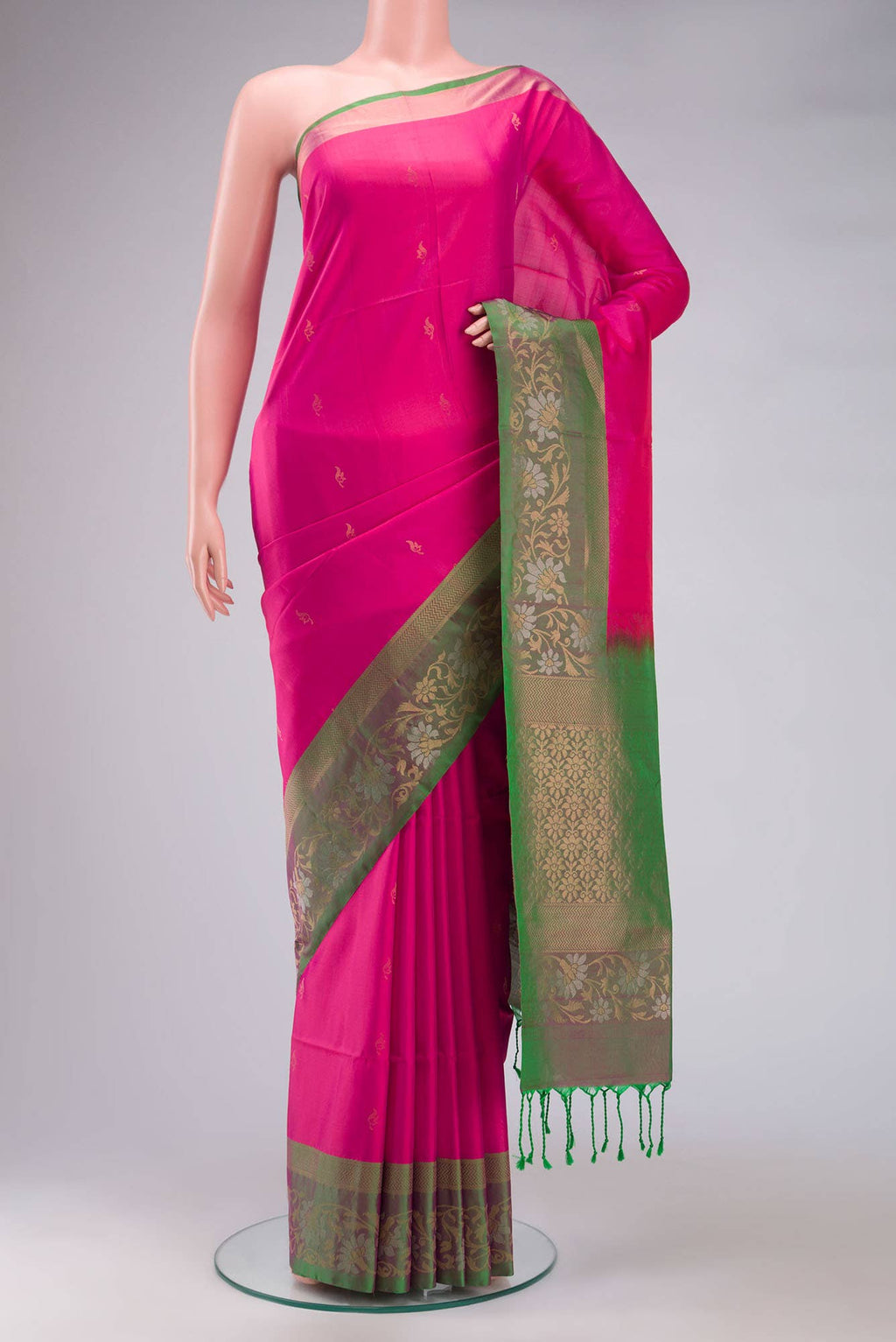 Pink Soft Silk Saree