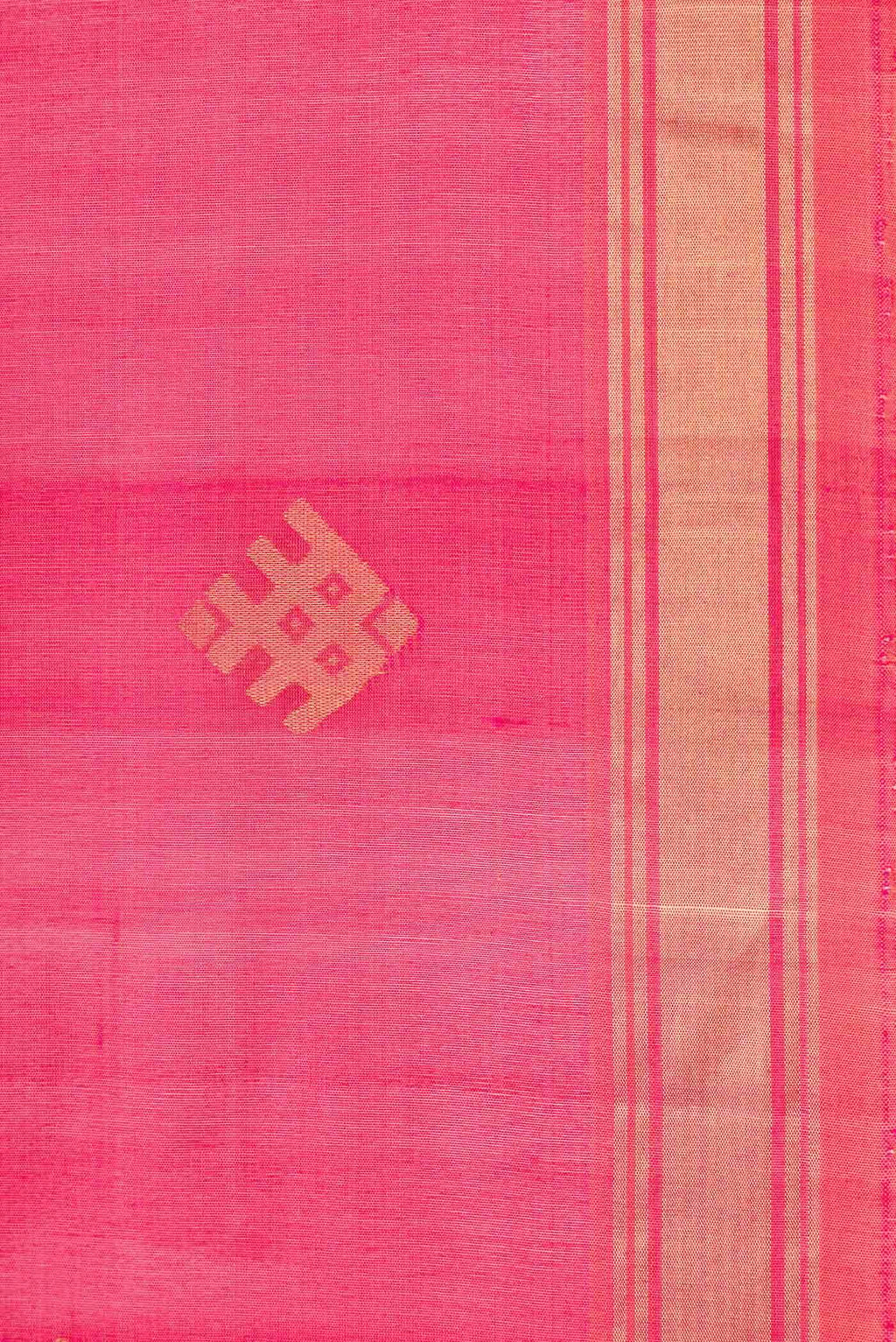 Pink Dual Tone Soft Silk Saree
