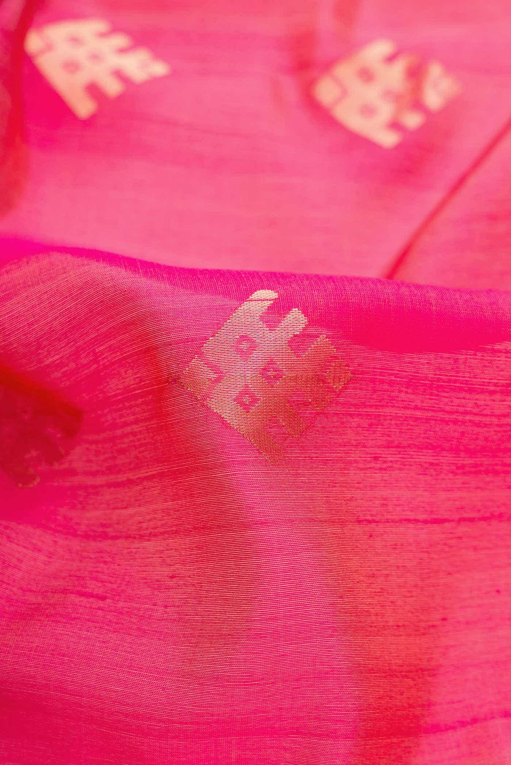 Pink Dual Tone Soft Silk Saree