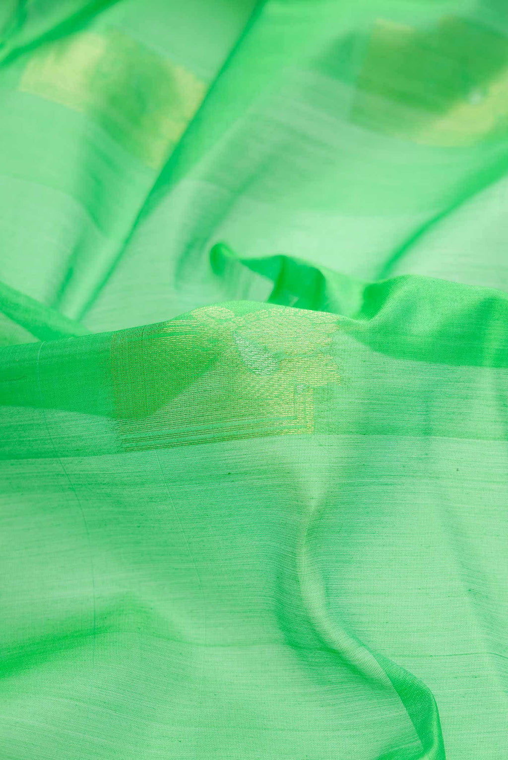 Green Silk Cotton Saree