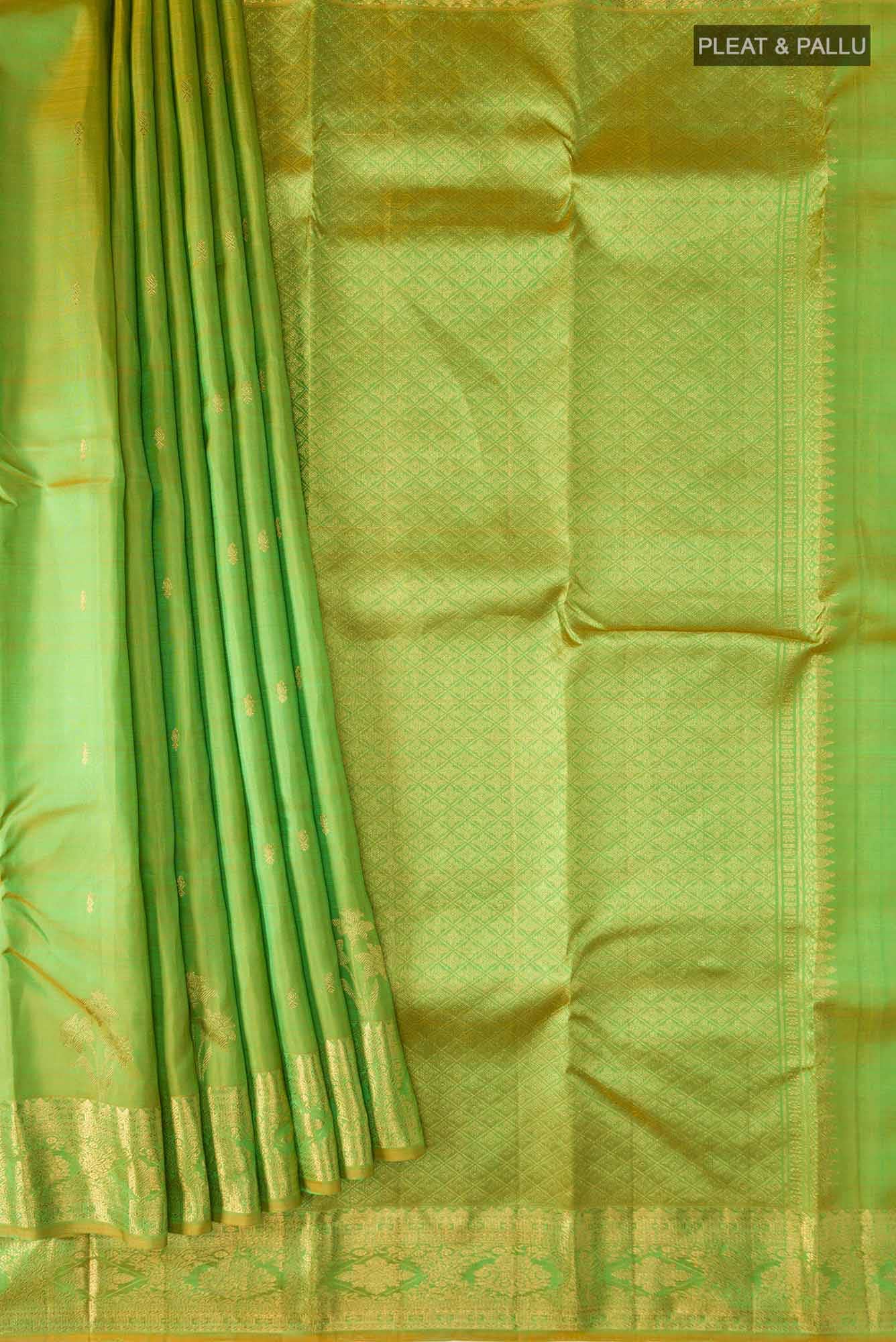 Green Kanchipuram Silk Saree