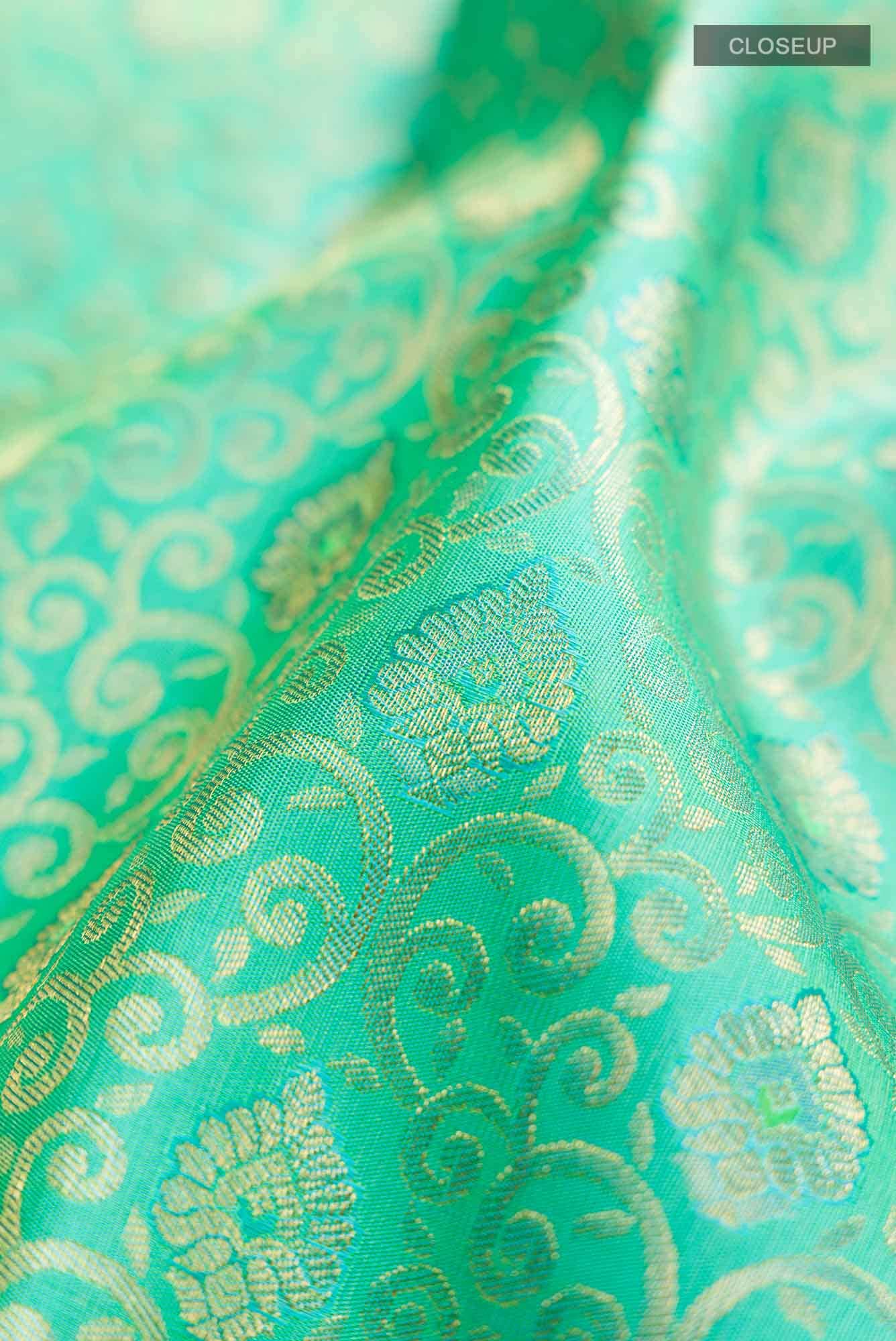 Green Kanchipuram Silk Saree