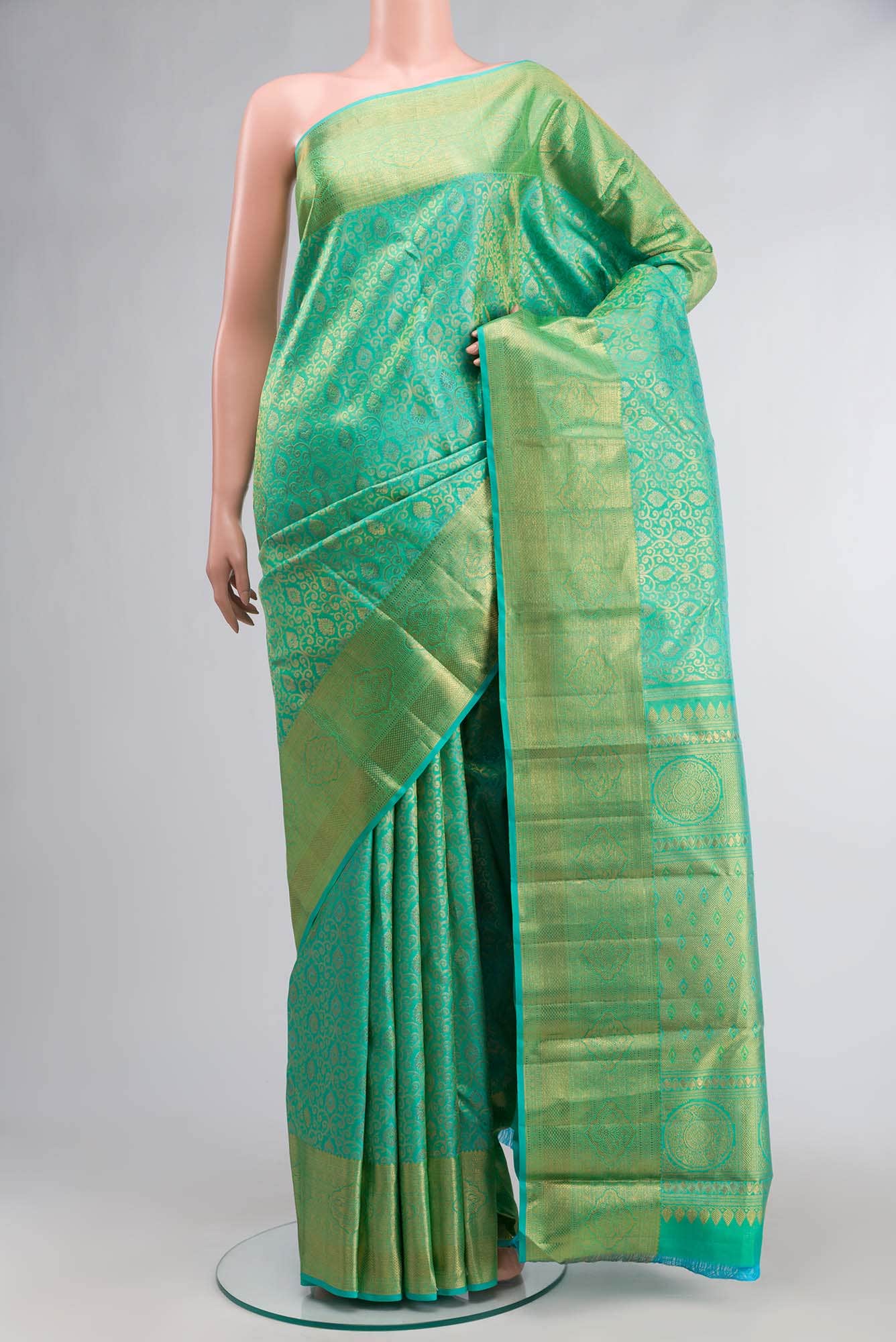 Green Kanchipuram Silk Saree