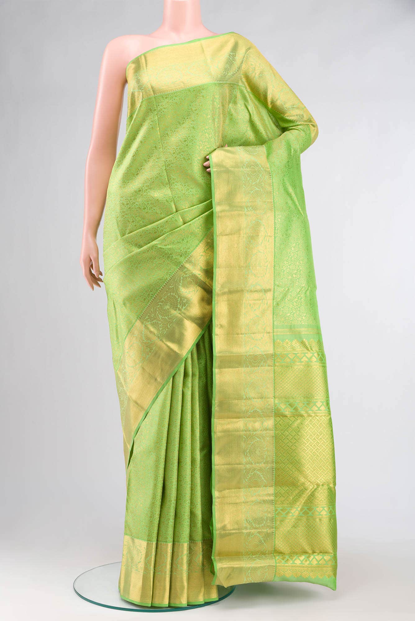 Green Kanchipuram Silk Saree