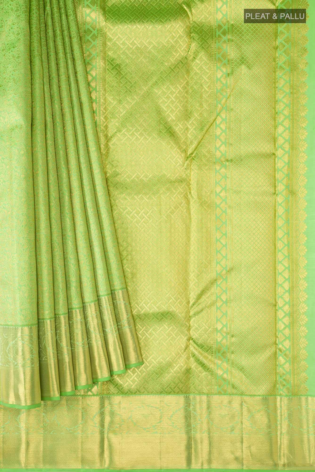 Green Kanchipuram Silk Saree
