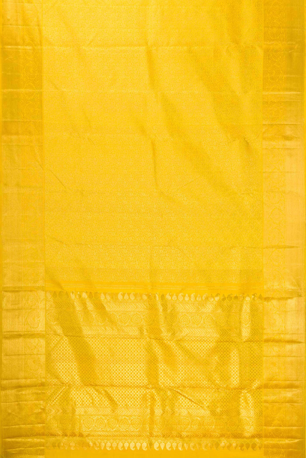 Yellow Dual Tone Kanchipuram Silk Saree