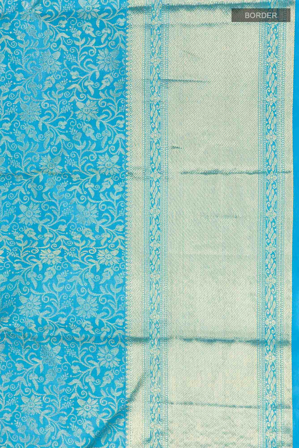 Blue Kanchipuram Silk Saree