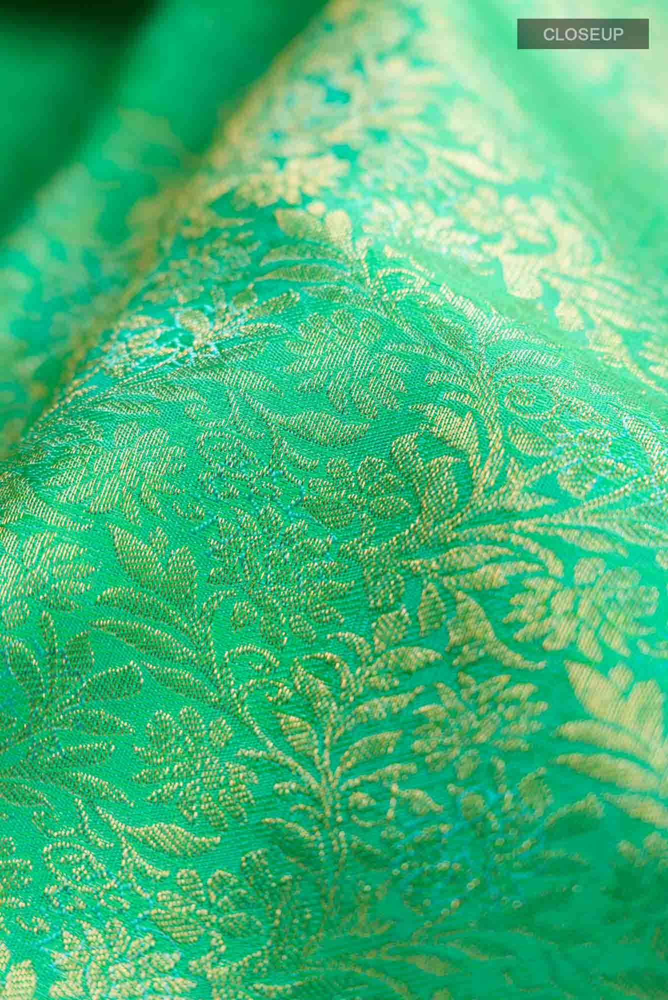 Green Kanchipuram Silk Saree