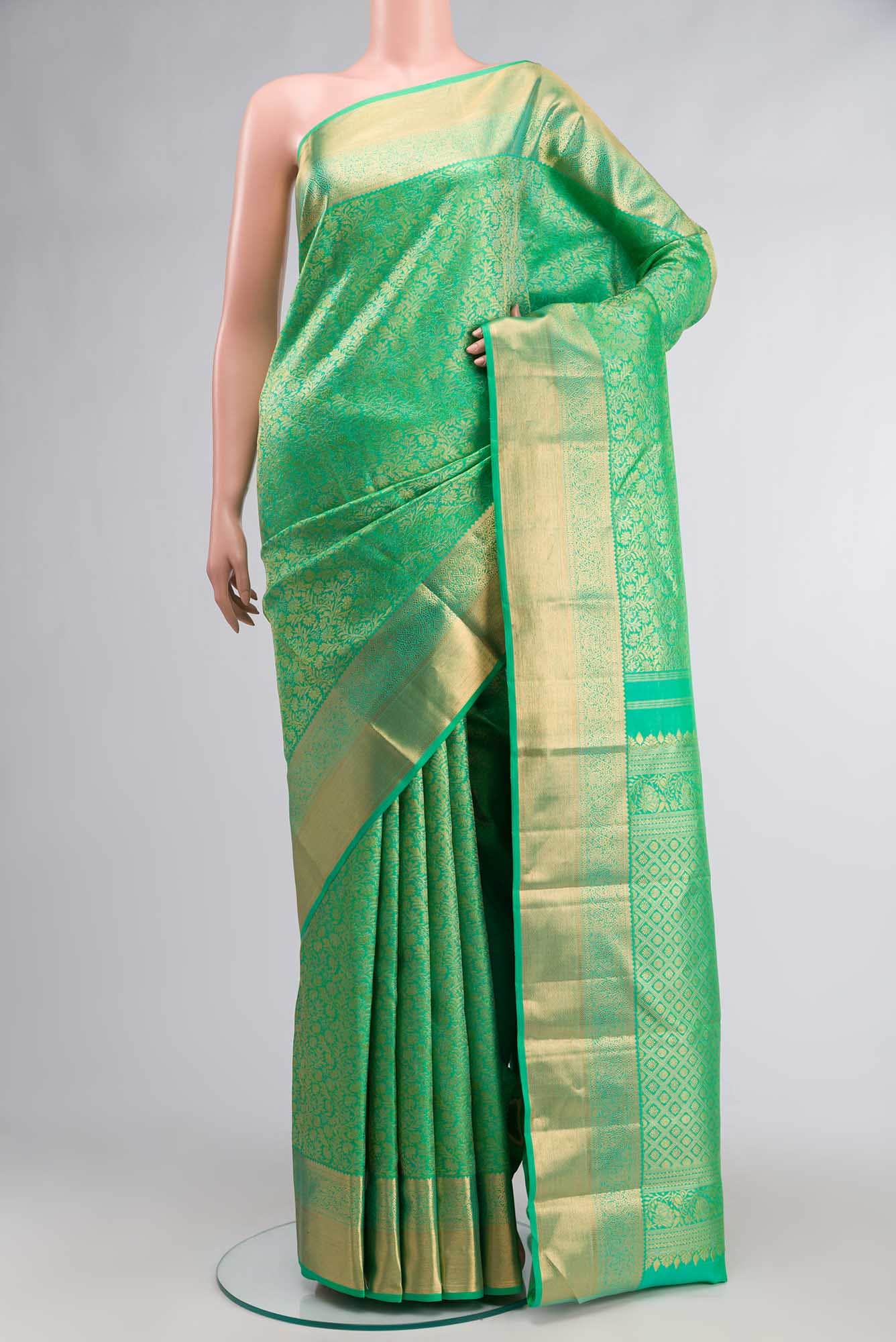 Green Kanchipuram Silk Saree