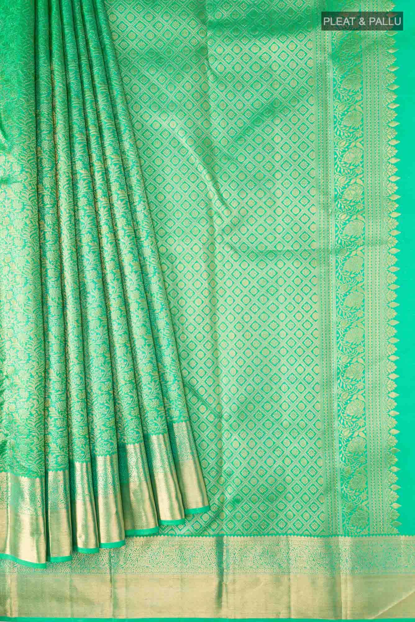 Green Kanchipuram Silk Saree