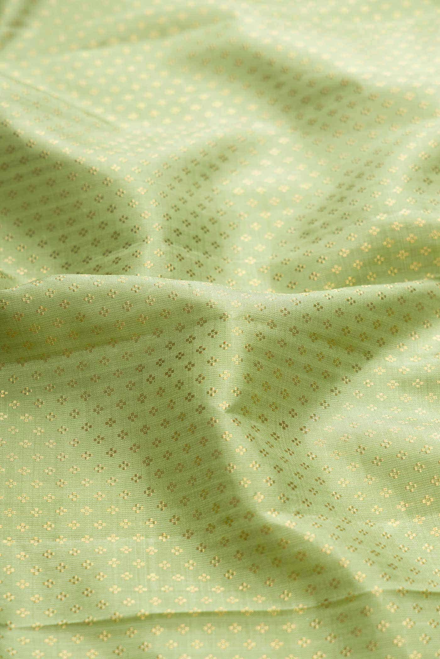 Pure Silk Pure Zari Green Kanchipuram Saree
