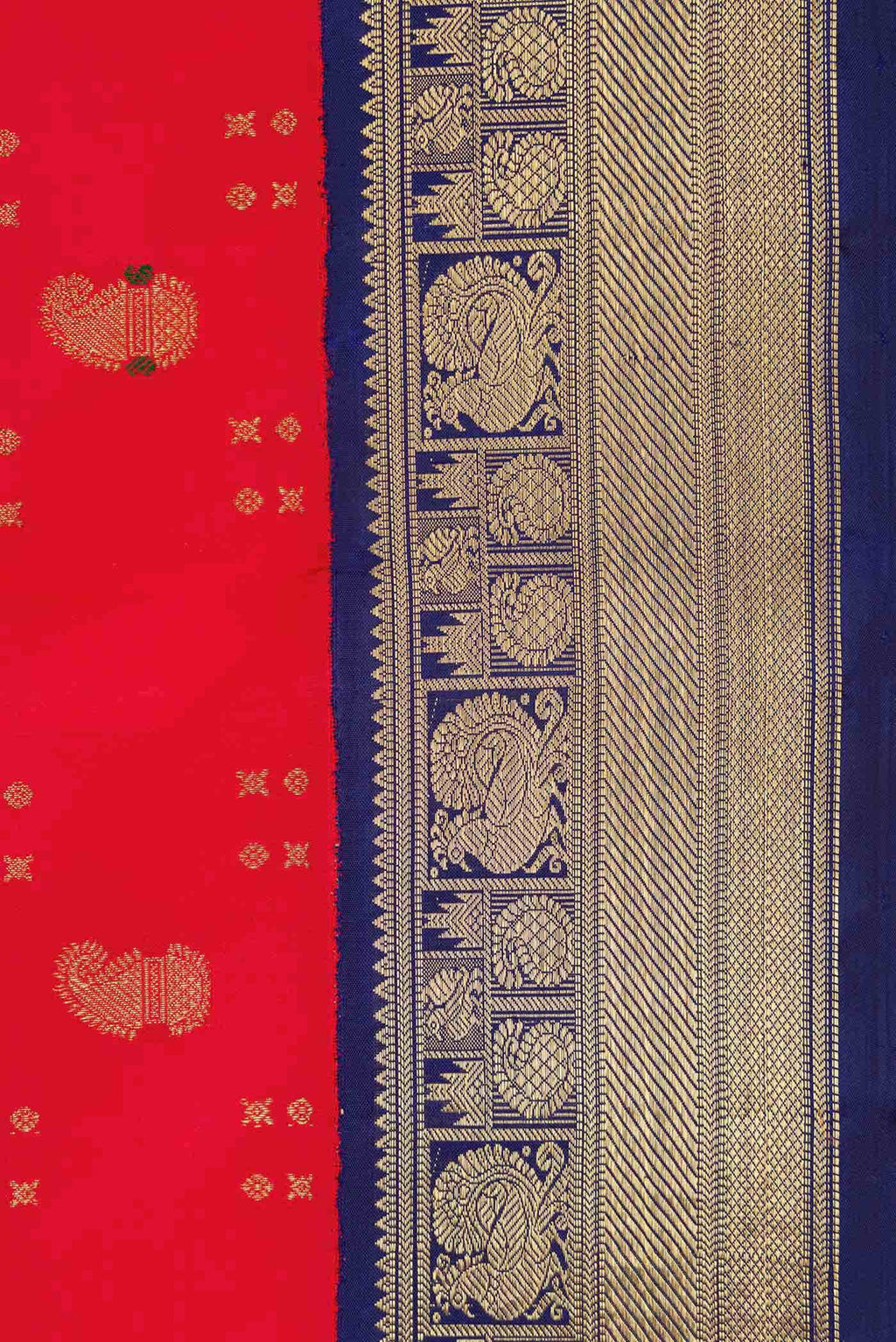 Red Kanchipuram Silk Saree