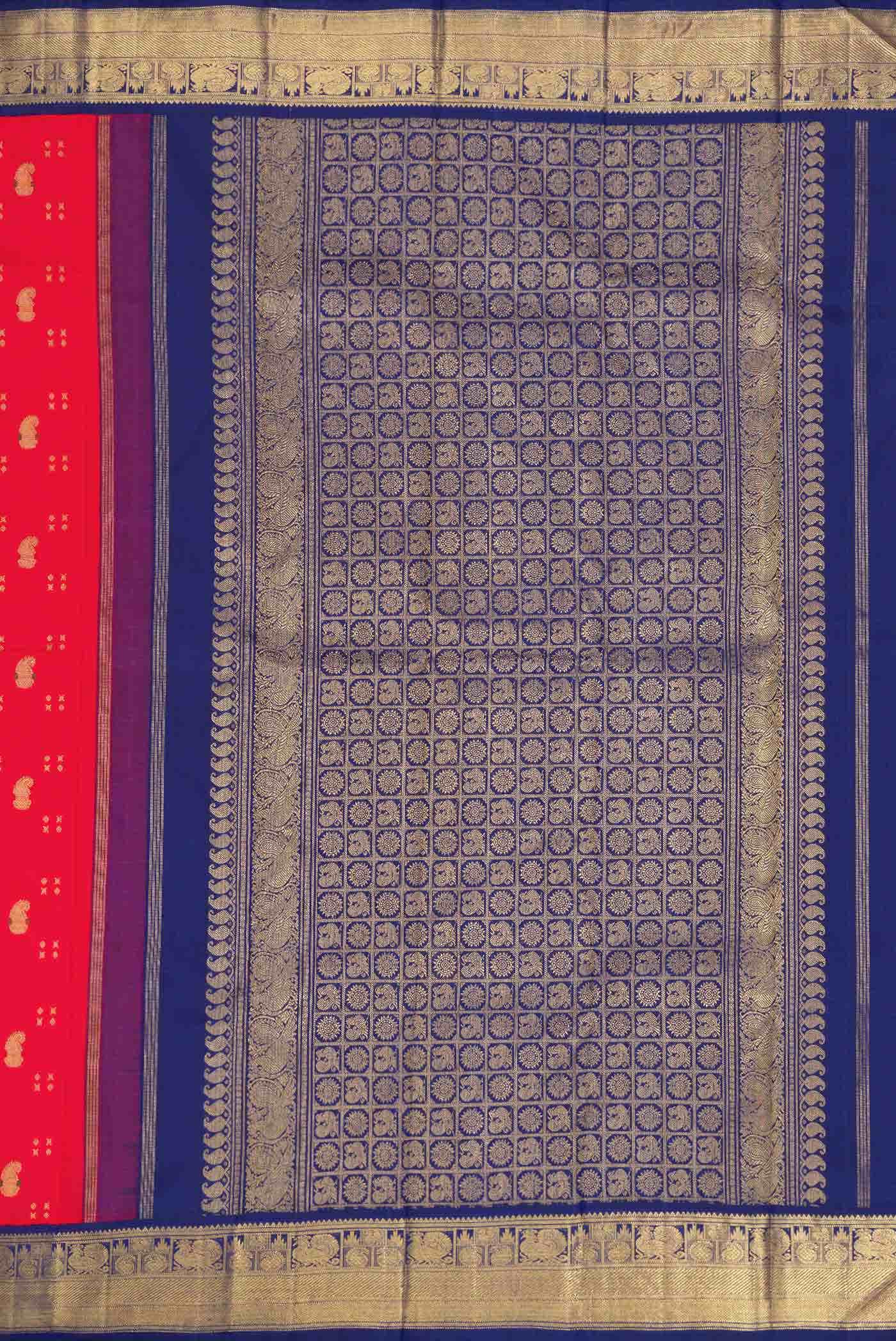 Red Kanchipuram Silk Saree