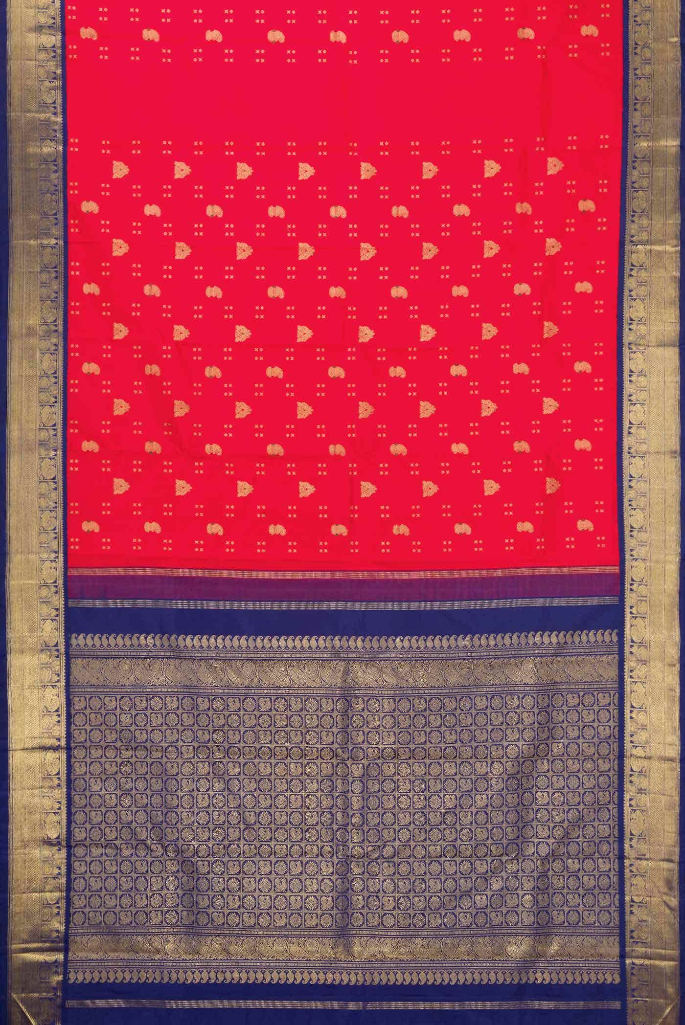 Red Kanchipuram Silk Saree