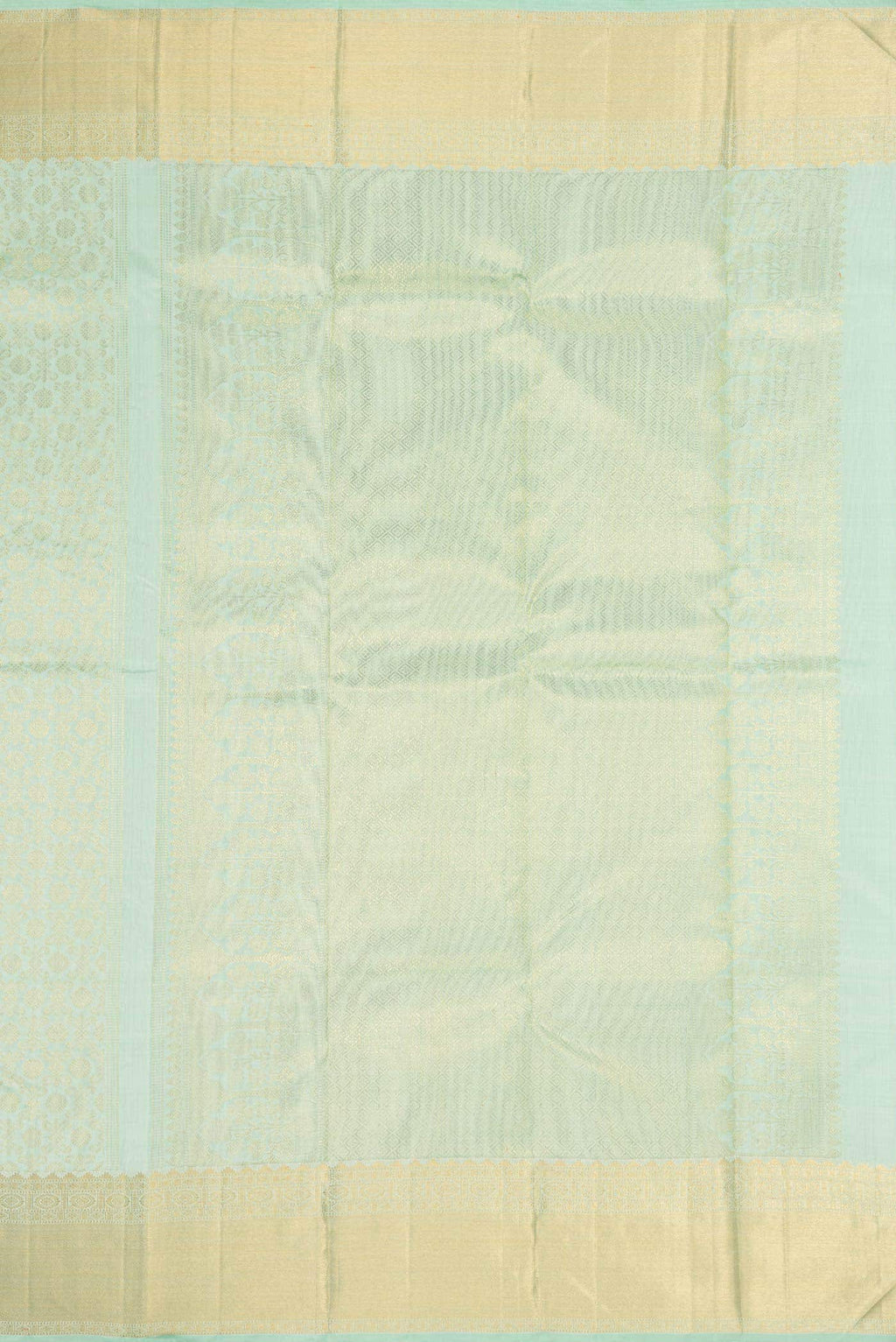 Pure Silk Pure Zari Light Green Kanchipuram Saree