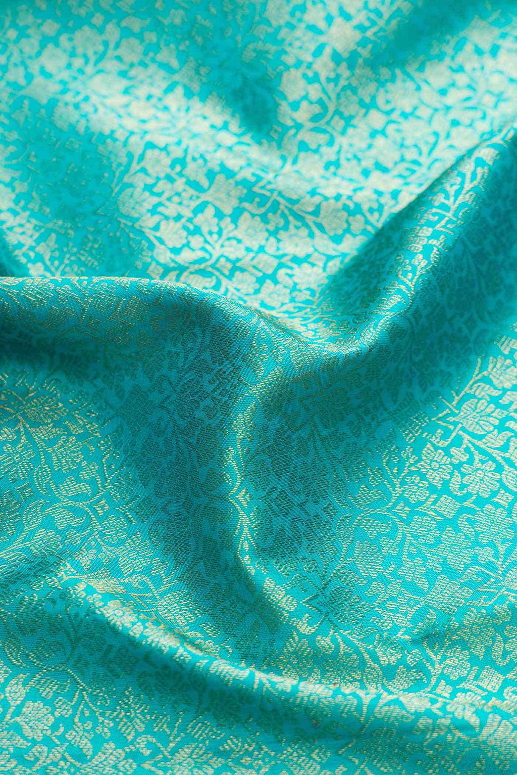 Pure Silk Pure Zari Sky Blue Kanchipuram Saree