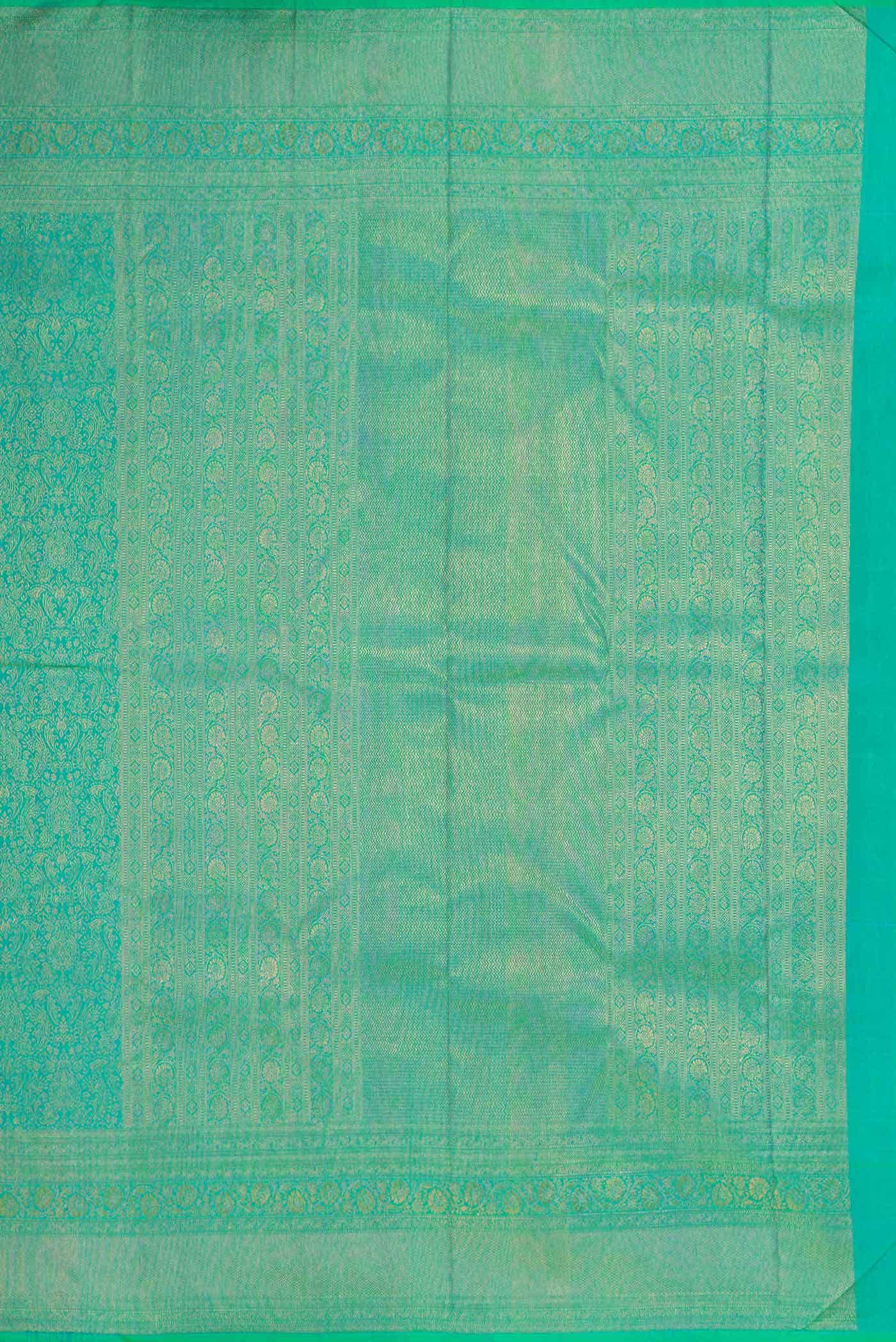 Green Dual Tone Kanchipuram Silk Saree
