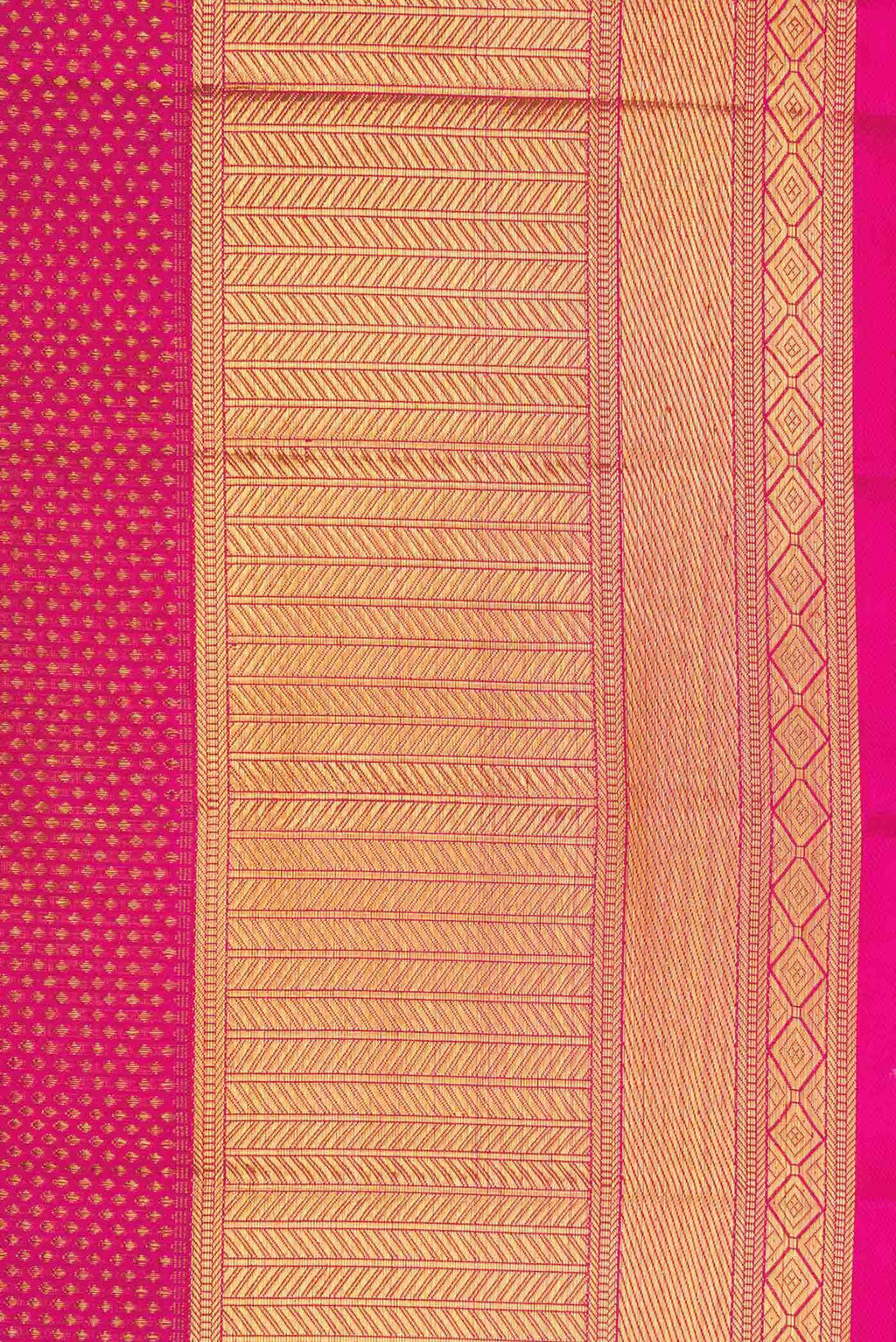 Pure Silk Pure Zari Pink Kanchipuram Saree