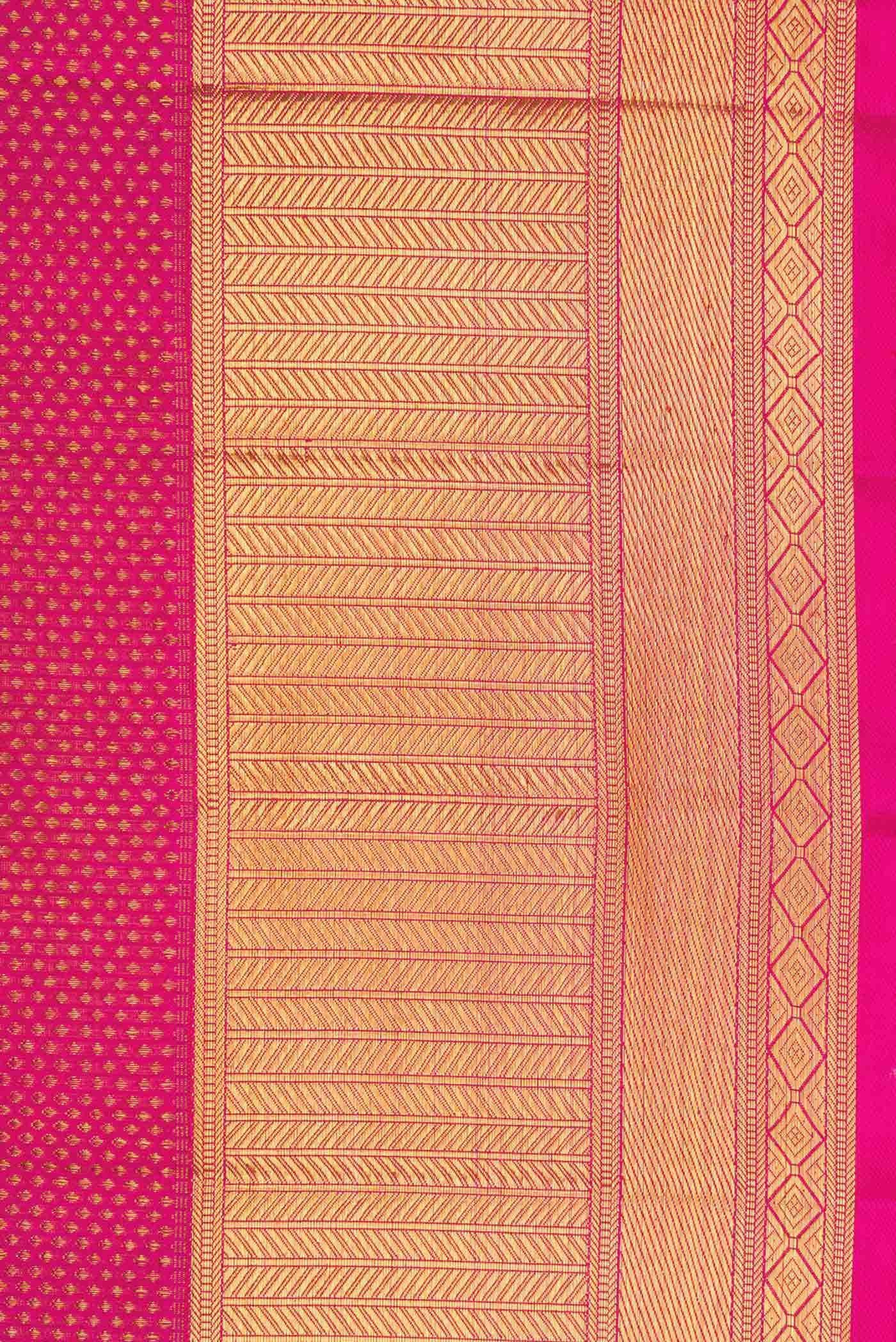 Pure Silk Pure Zari Pink Kanchipuram Saree