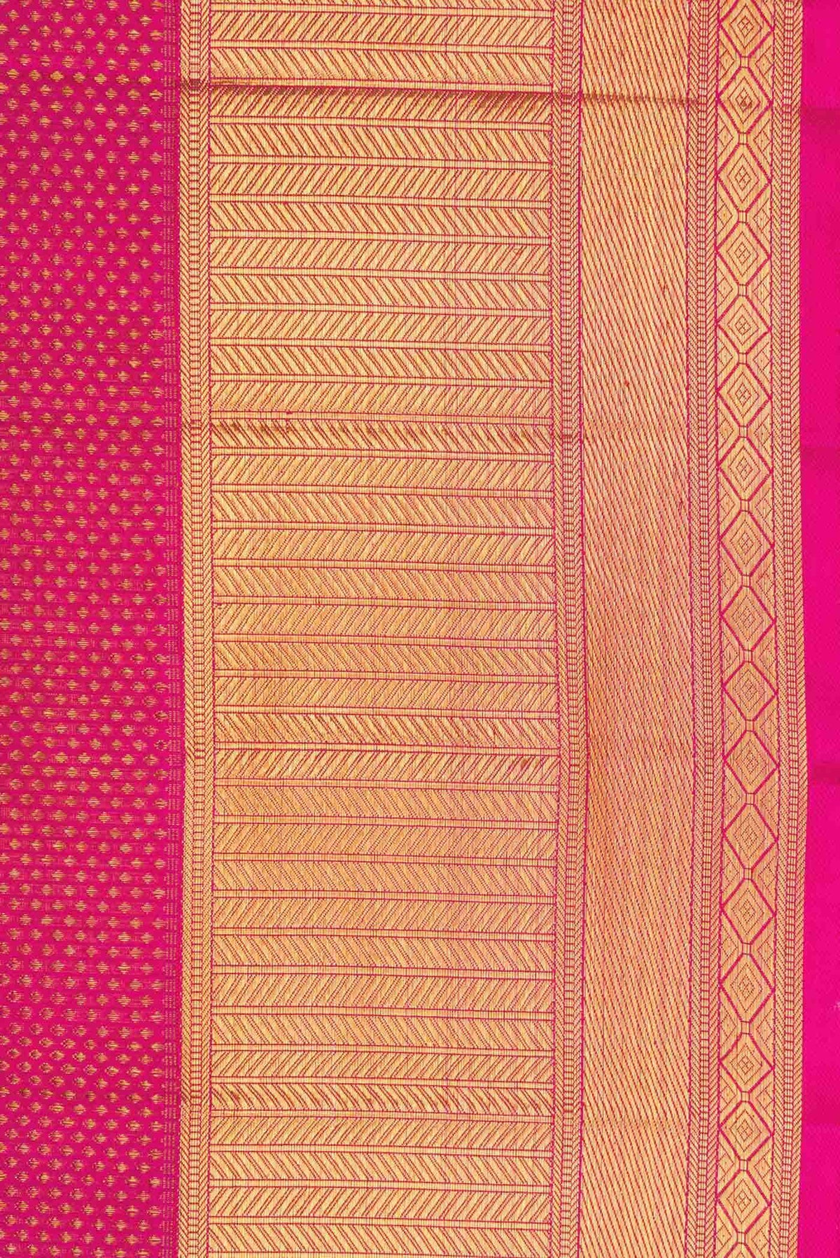 Pure Silk Pure Zari Pink Kanjivaram Saree