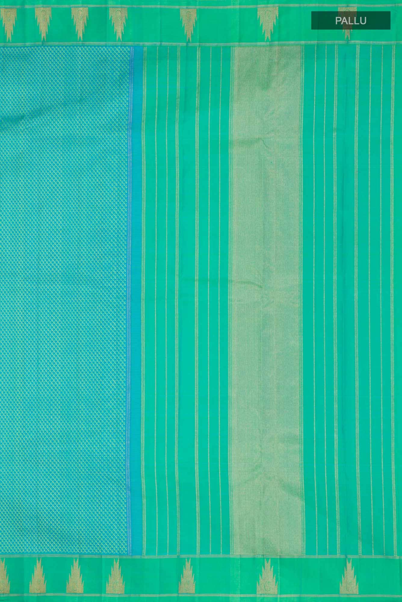 Blue Kanchipuram Silk Saree