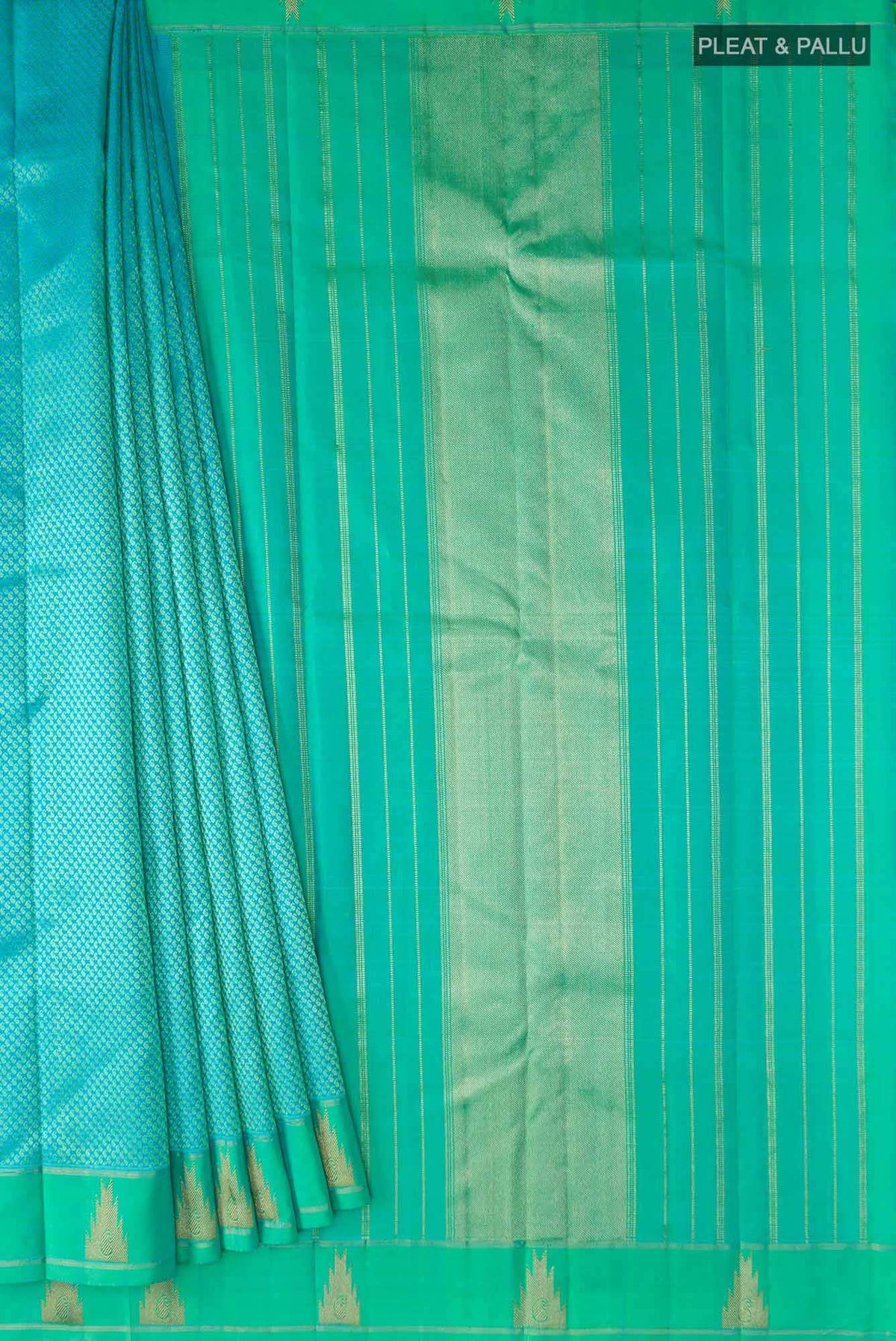 Blue Kanjivaram Silk Saree