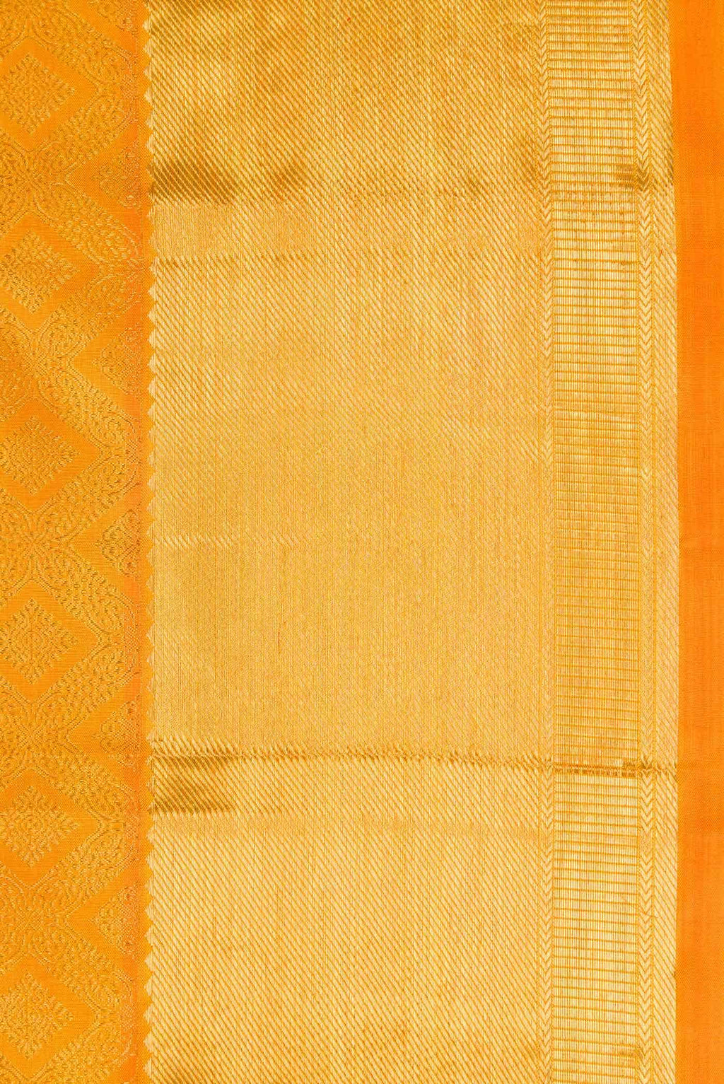 Pure Silk Pure Zari Yellow Dual Tone Kanchipuram Saree