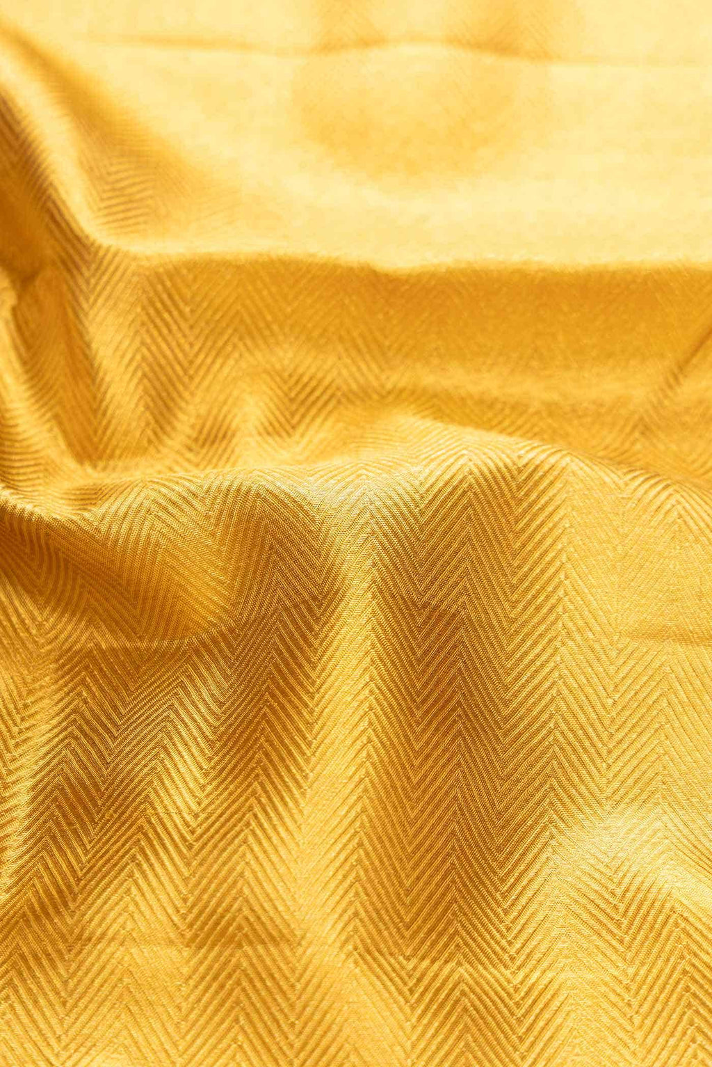 Pure Silk Pure Zari Gold Dual Tone Kanchipuram Tissue Saree