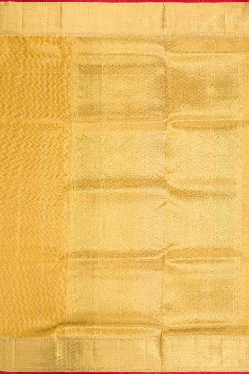 Pure Silk Pure Zari Gold Dual Tone Kanchipuram Tissue Saree