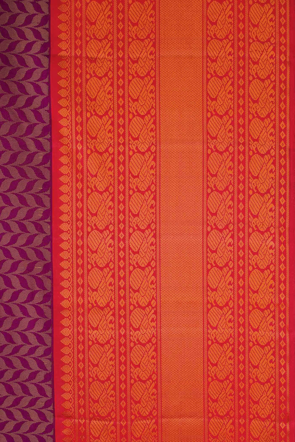 Violet Kanchipuram Silk Saree
