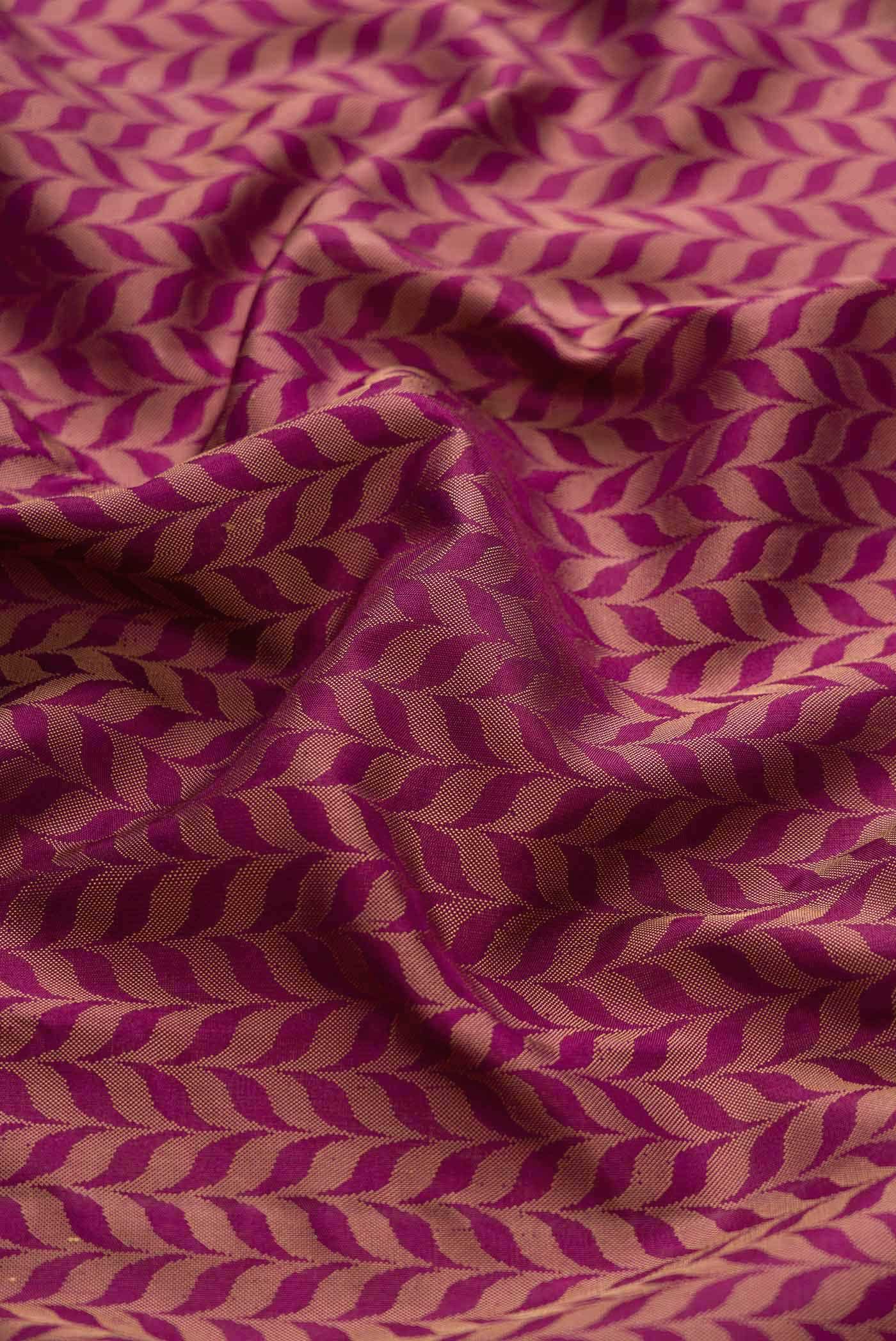 Violet Kanchipuram Silk Saree