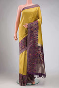 Pure Silk Pure Zari Gold Kanjivaram Tissue Saree