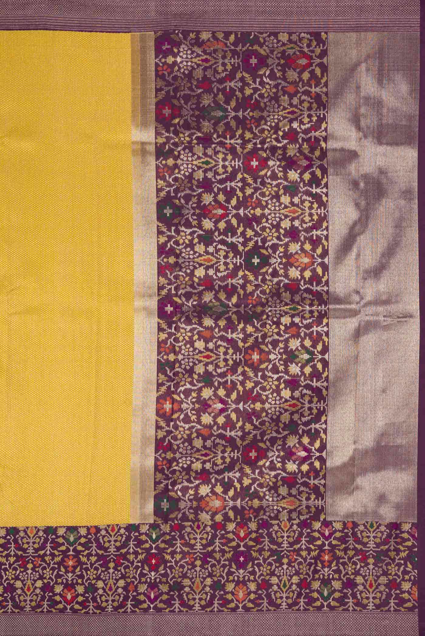 Pure Silk Pure Zari Gold Kanchipuram Tissue Saree