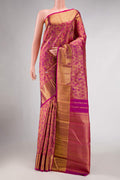 Magenta Kanchipuram Silk Saree