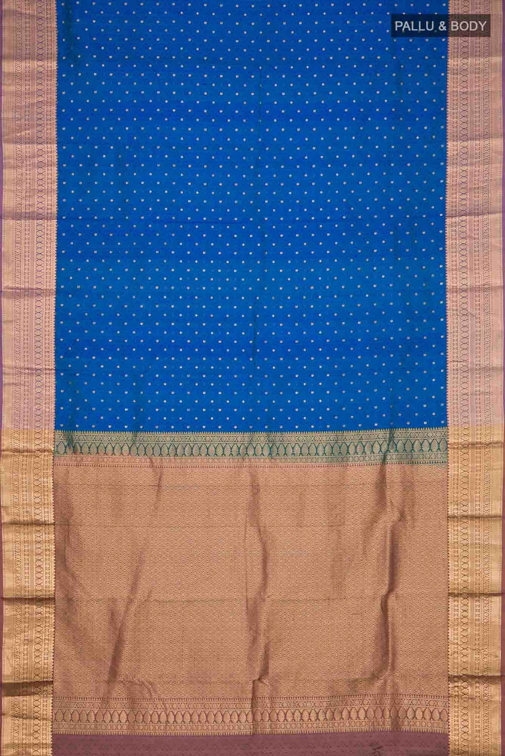 Blue Kanchipuram Silk Saree