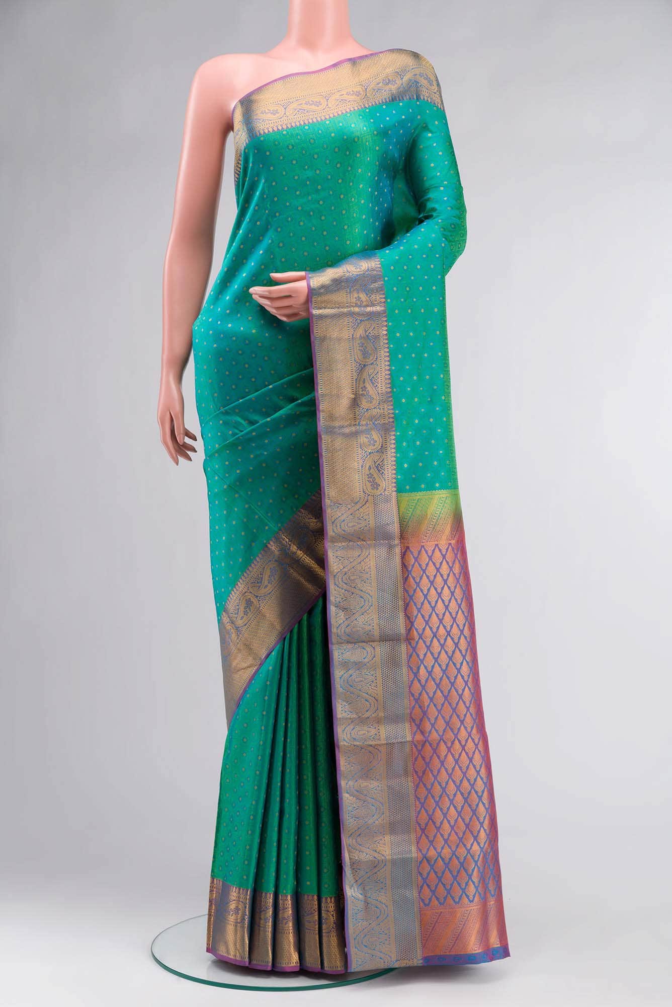 Green Kanchipuram Silk Saree