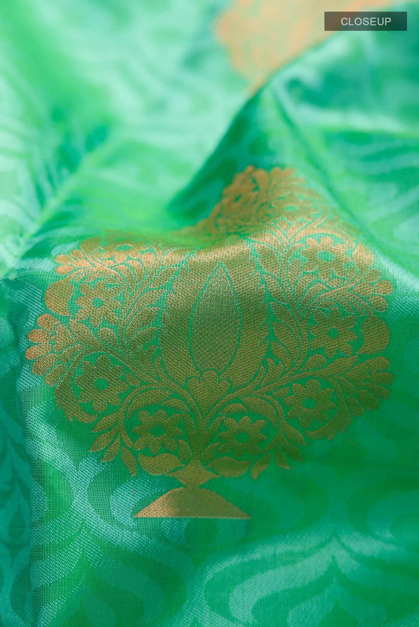 Green Kanchipuram Silk Saree