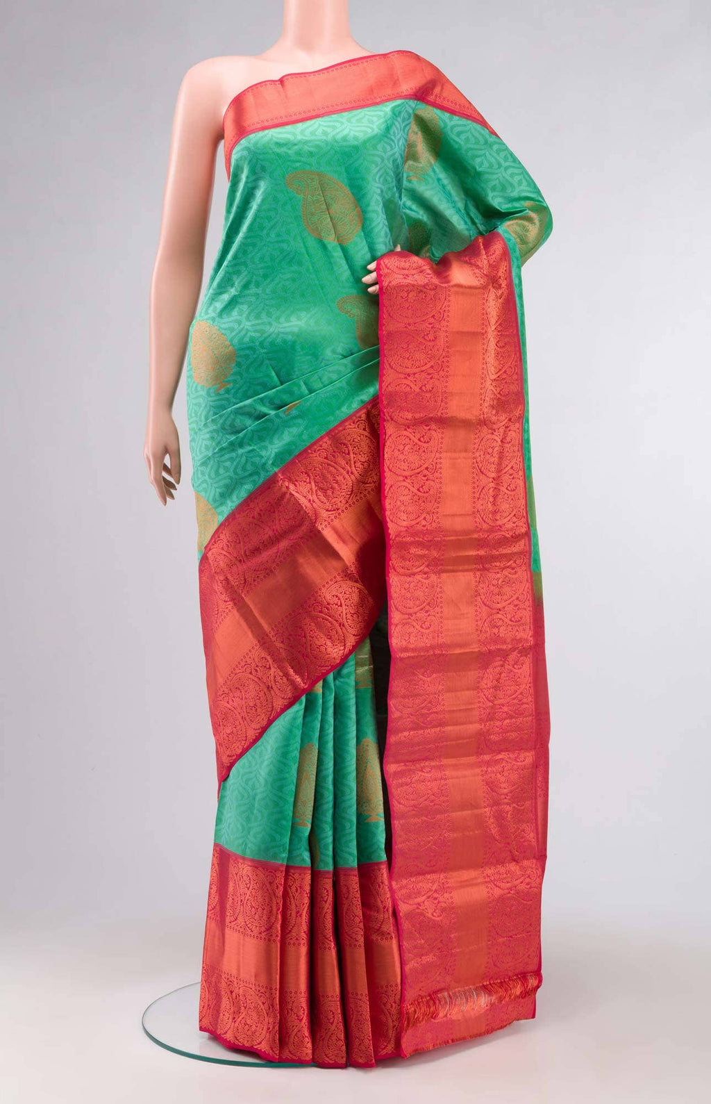 Green Kanchipuram Silk Saree