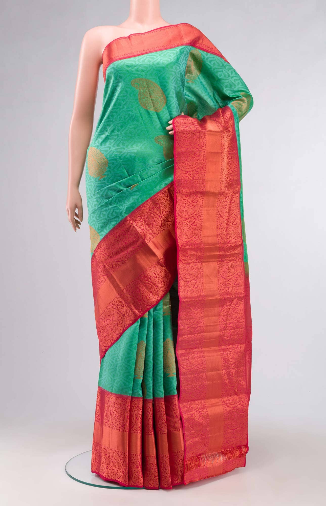 Green Kanchipuram Silk Saree
