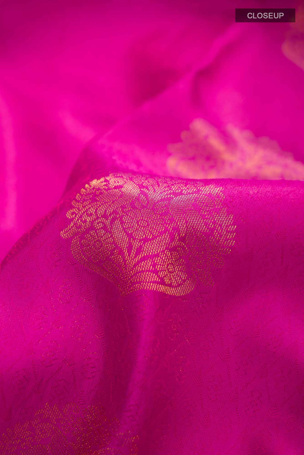 Pink Kanchipuram Silk Saree