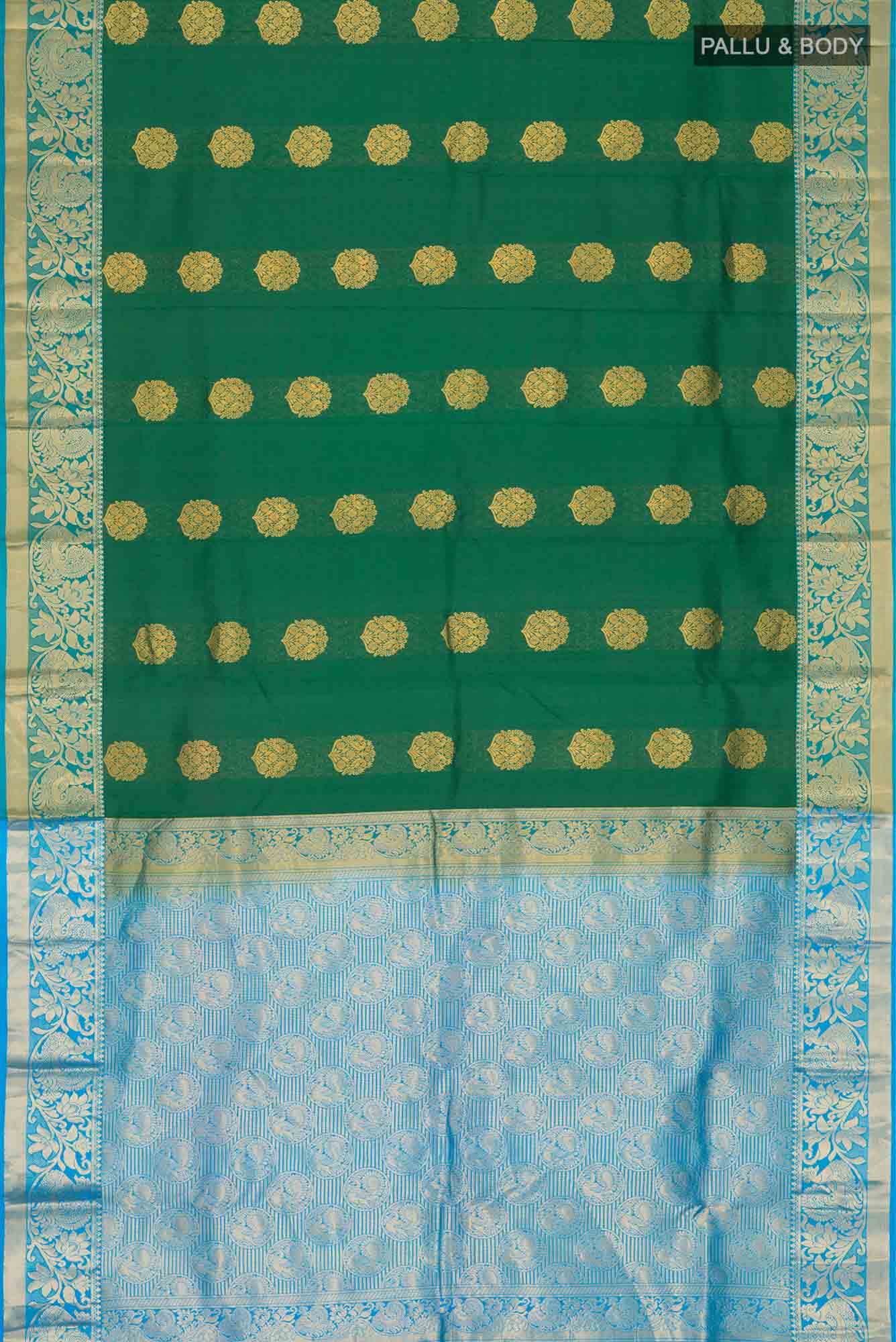 Green Kanchipuram Silk Saree